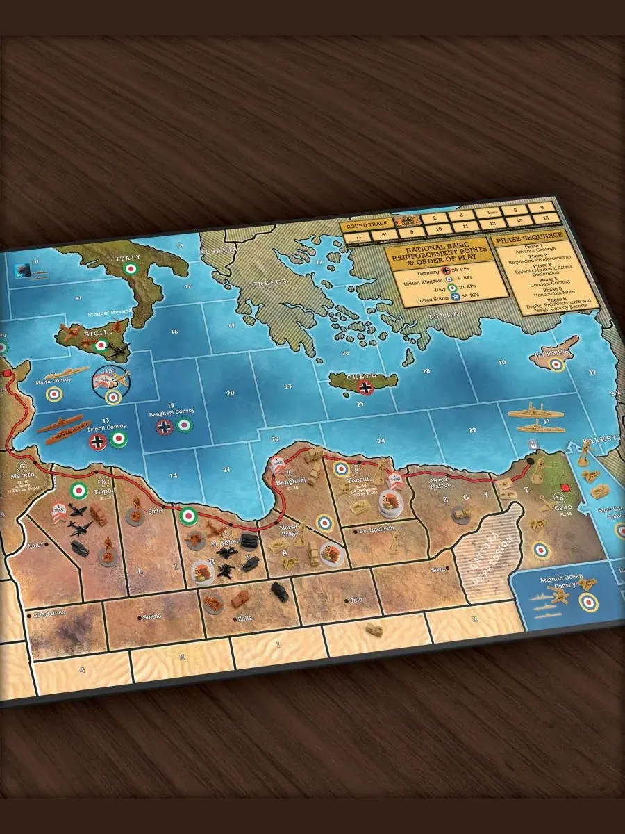 Настольная игра Axis & Allies North Africa Renegade Game Studios — изображение 3 из 7, мульти