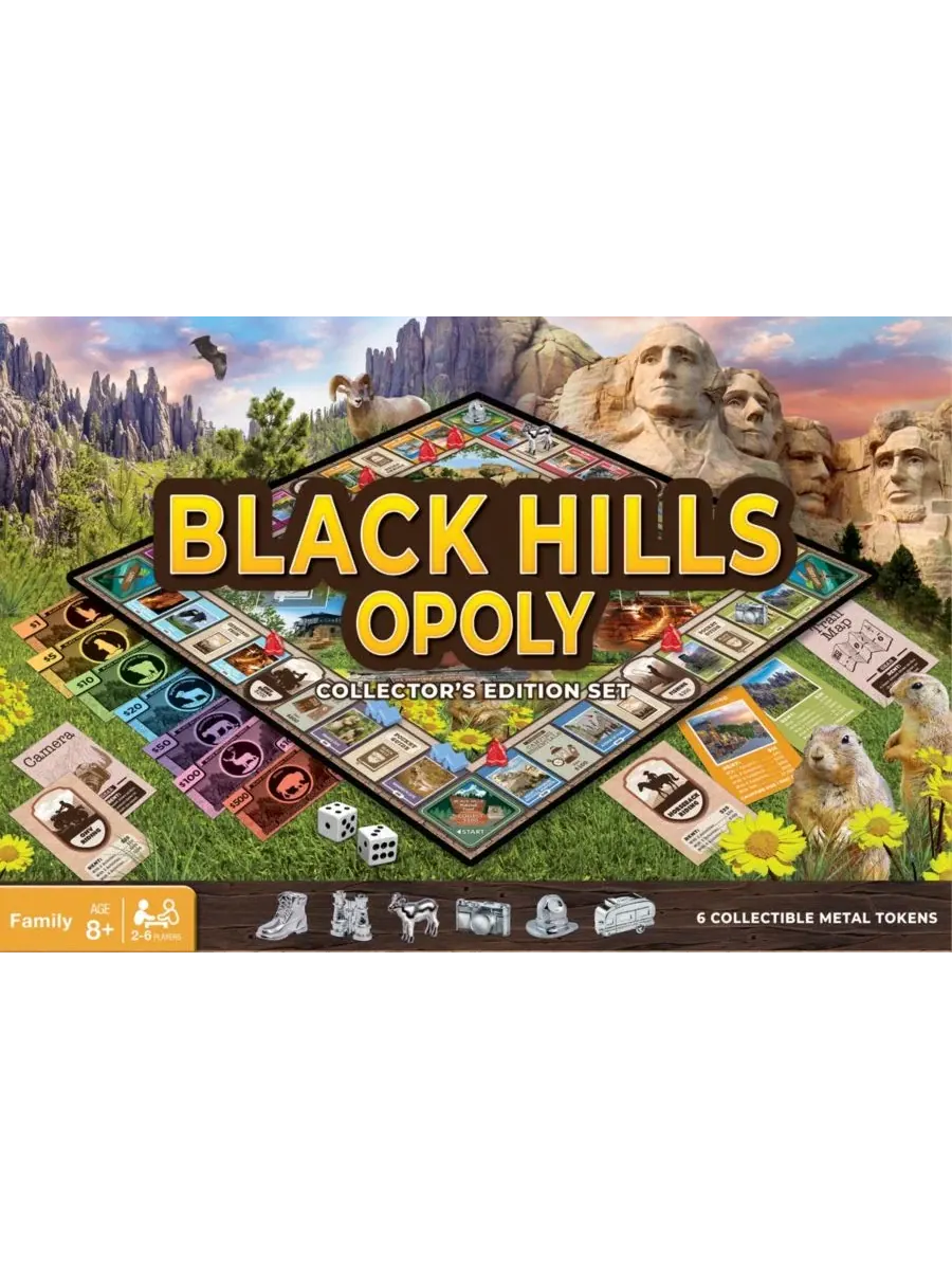 Настольная игра Black Hills Opoly MasterPieces Puzzles — мульти