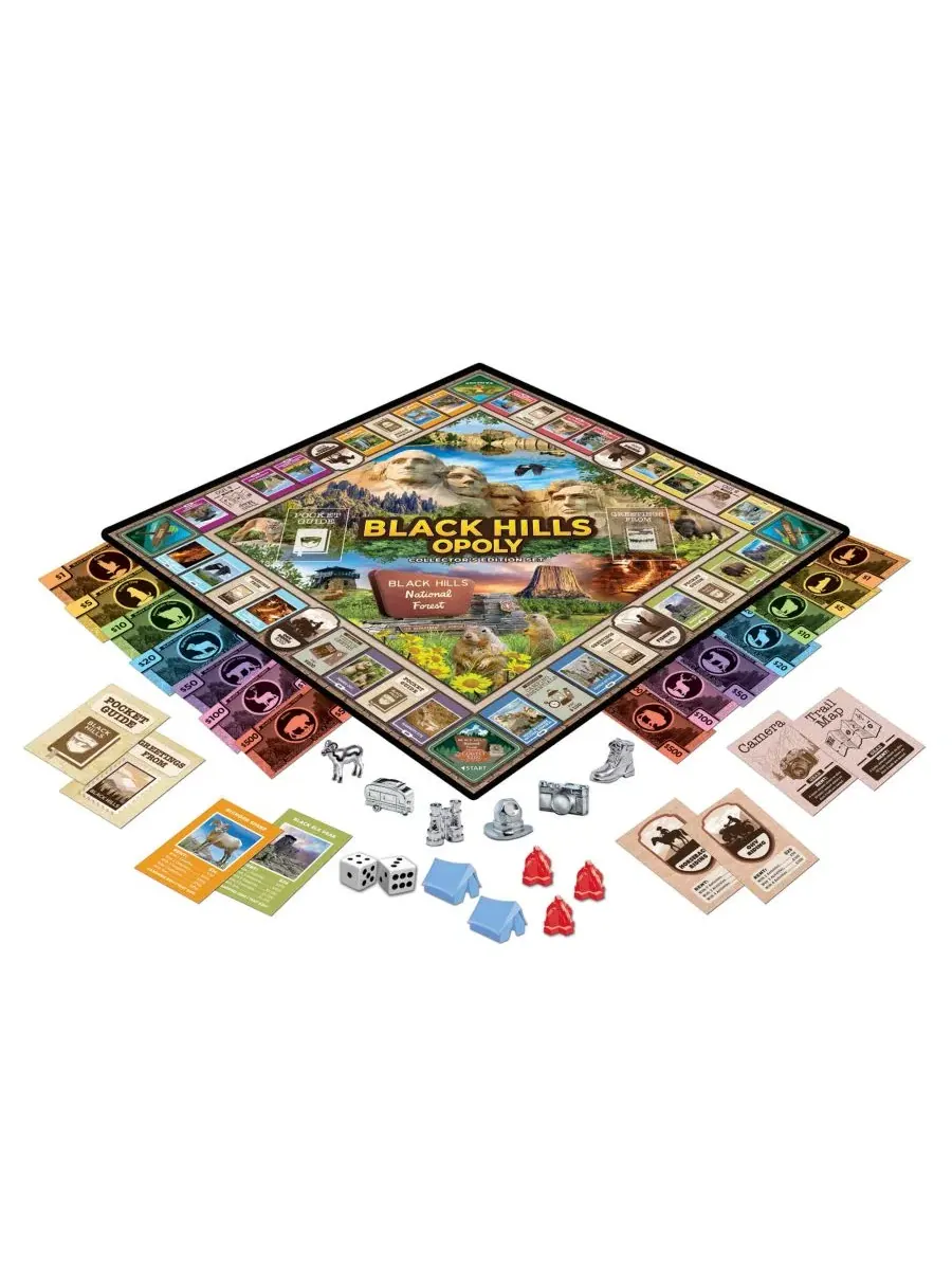 Настольная игра Black Hills Opoly MasterPieces Puzzles — изображение 2 из 3, нет цвета