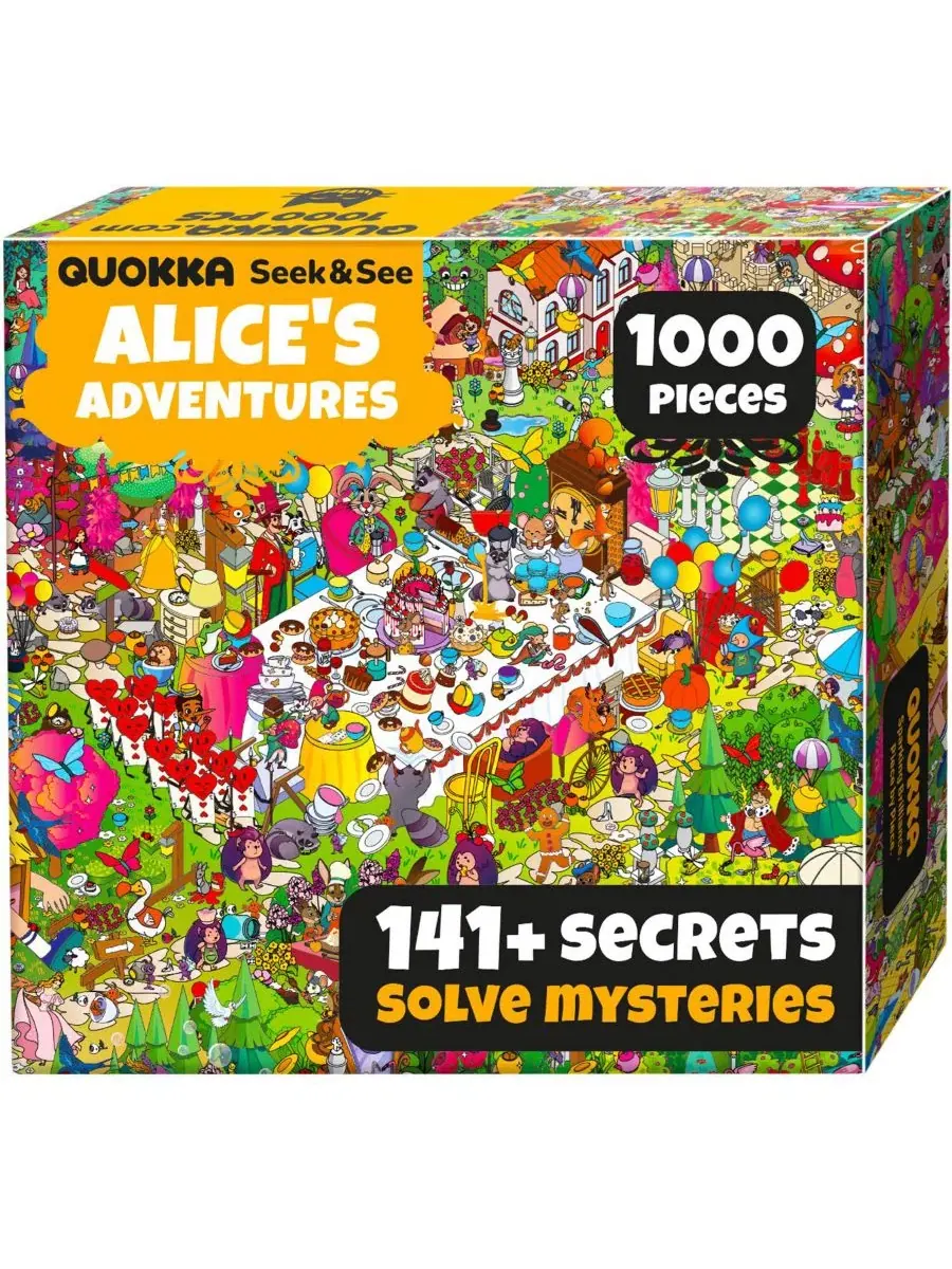 Пазл 1000 деталей с секретными заданиями и аудиосказкой Quokka, Alice — изображение 1 из 6