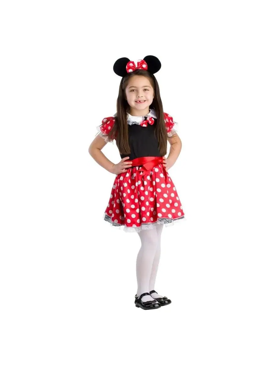 Костюм очаровательной мисс Маус для девочек Dress Up America — красный