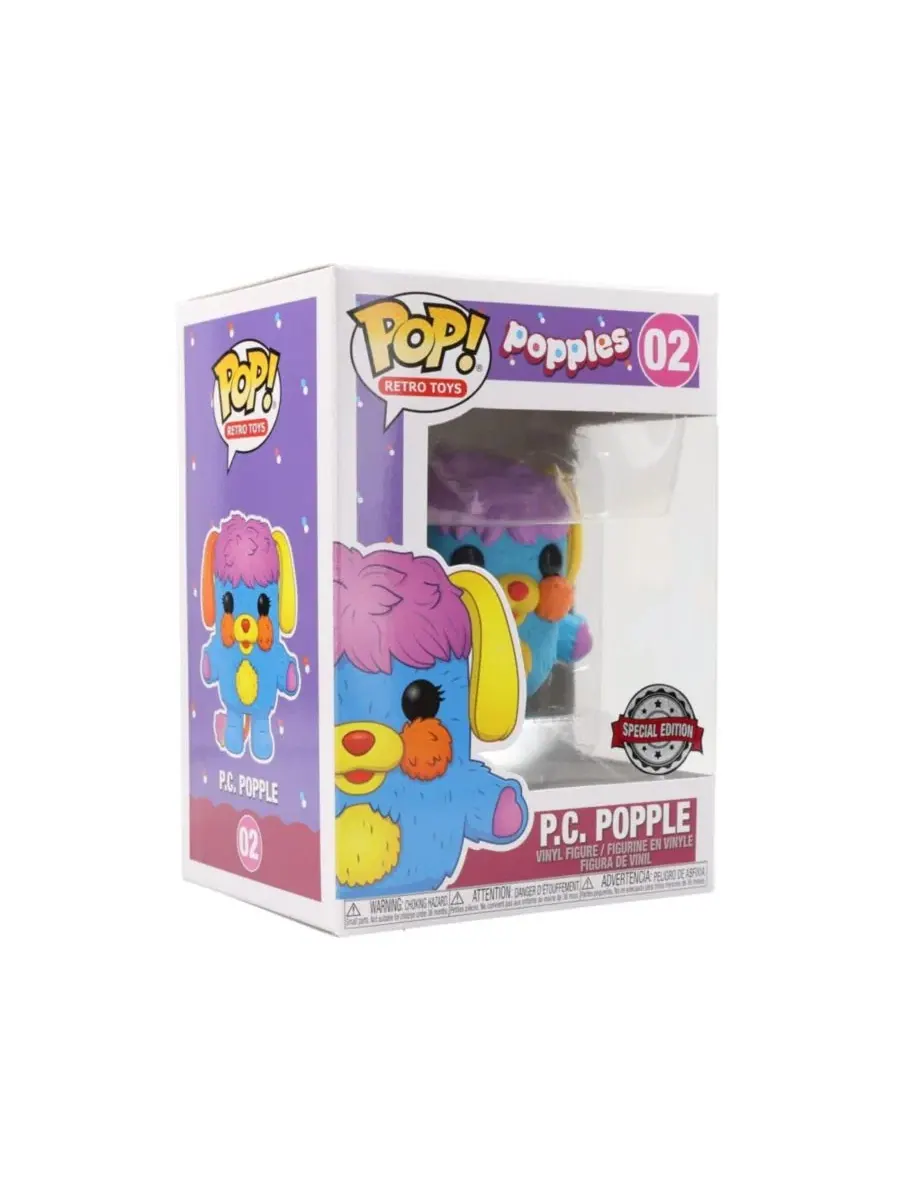 Ретро-игрушки Popples POP, Эксклюзивная фигурка PC Popple #02 Funko — изображение 3 из 8, нет цвета