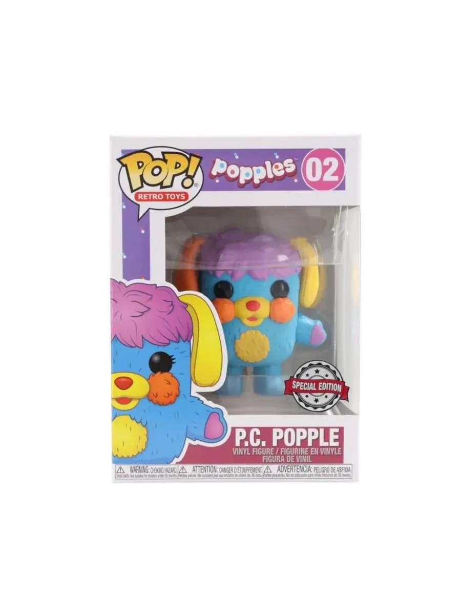 Ретро-игрушки Popples POP, Эксклюзивная фигурка PC Popple #02 Funko — изображение 7 из 8, нет цвета