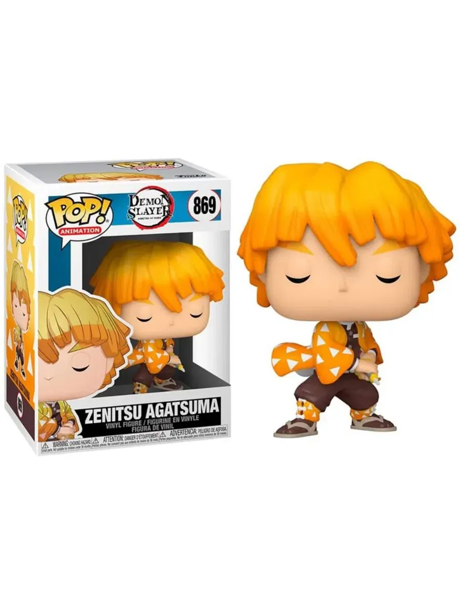 Виниловая фигурка Demon Slayer POP, Зеницу Агацума Funko — изображение 2 из 2, нет цвета