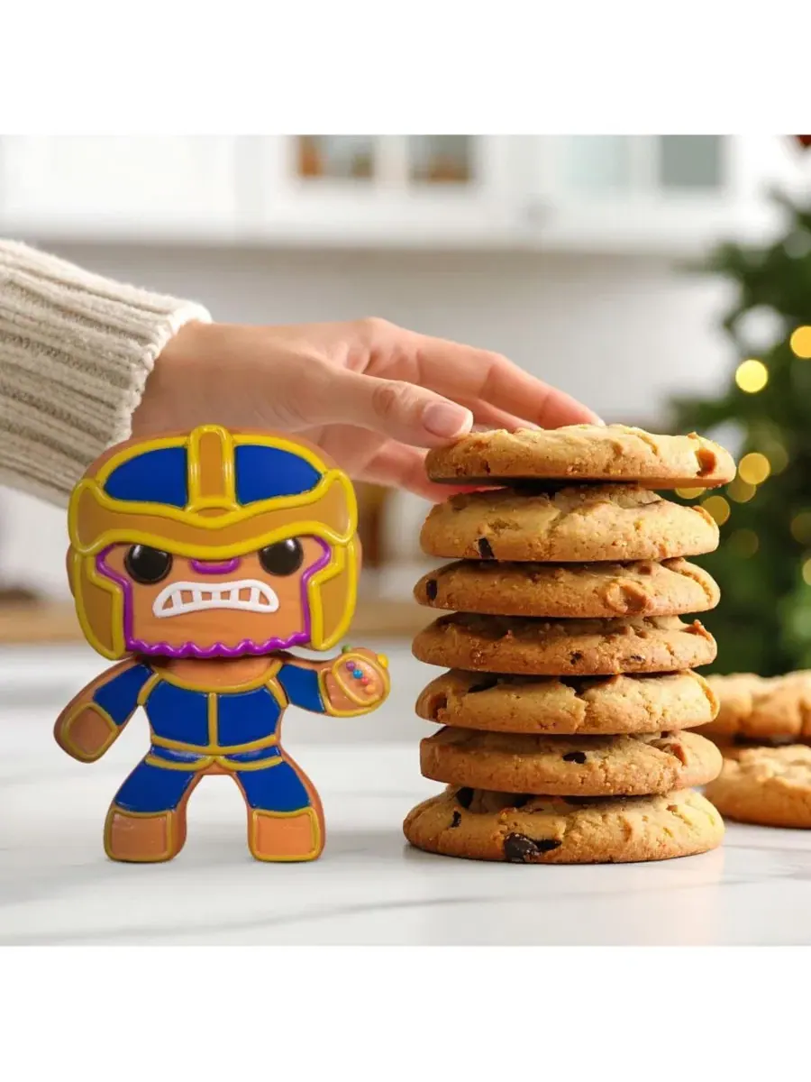 Виниловая фигурка Marvel Holiday POP, Пряничный Танос Funko — изображение 4 из 6, нет цвета