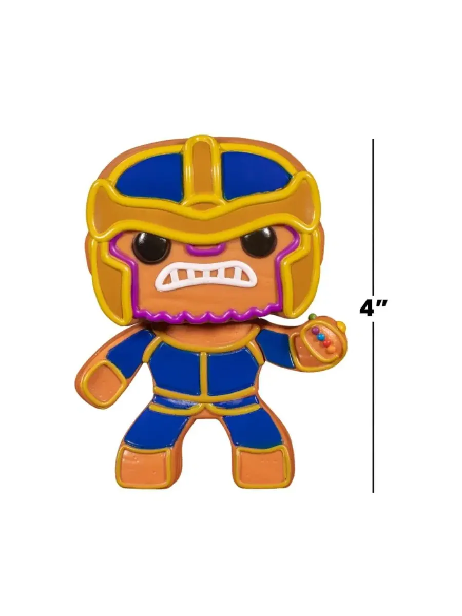 Виниловая фигурка Marvel Holiday POP, Пряничный Танос Funko — изображение 5 из 6, нет цвета