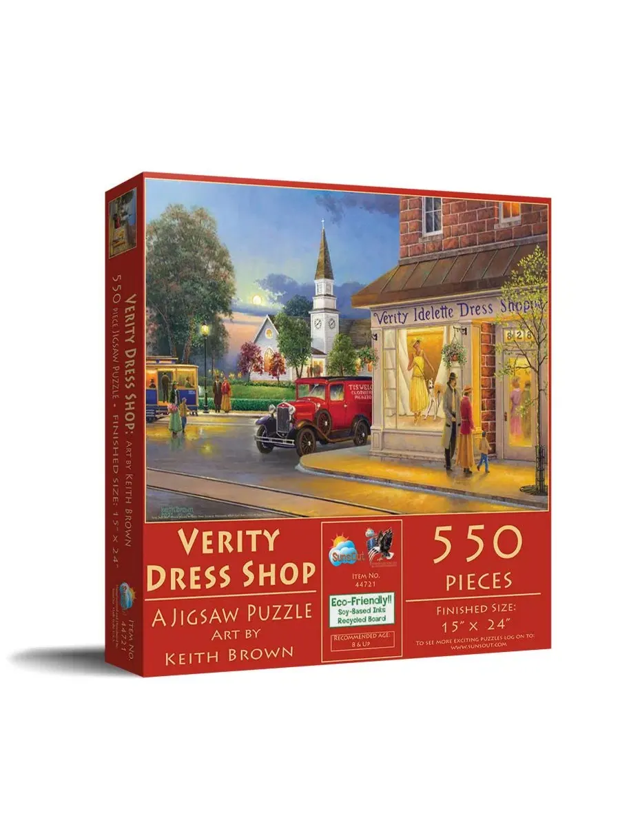 Пазл Verity Dress Shop из 550 деталей для взрослых Sunsout
