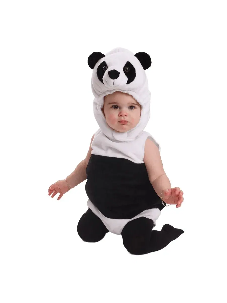 Костюм панды с капюшоном, комбинезон, бренд Dress Up America