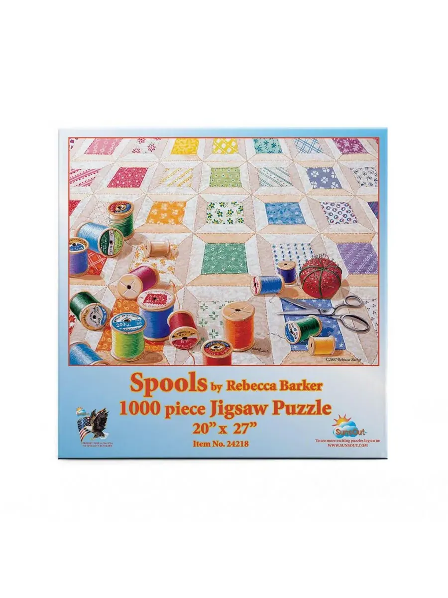Пазл 1000 элементов Spools SunsOut — изображение 3 из 5, нет цвета