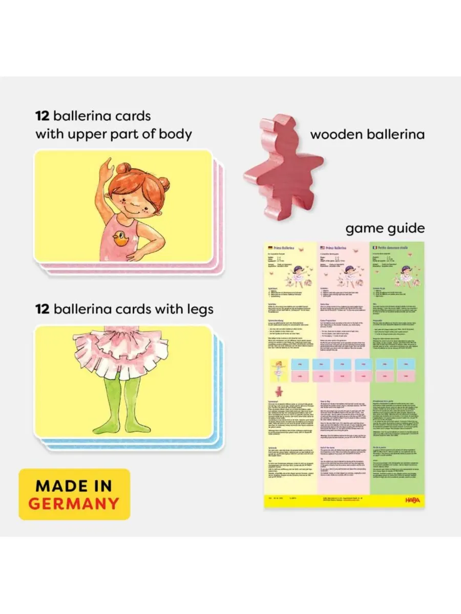 Настольная игра Haba Prima Ballerina Mini Game — изображение 3 из 4, нет цвета