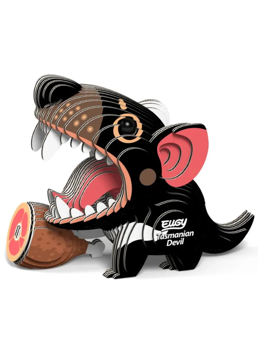 3D-пазл Tasmanian Devil Eugy — изображение 2 из 3, нет цвета