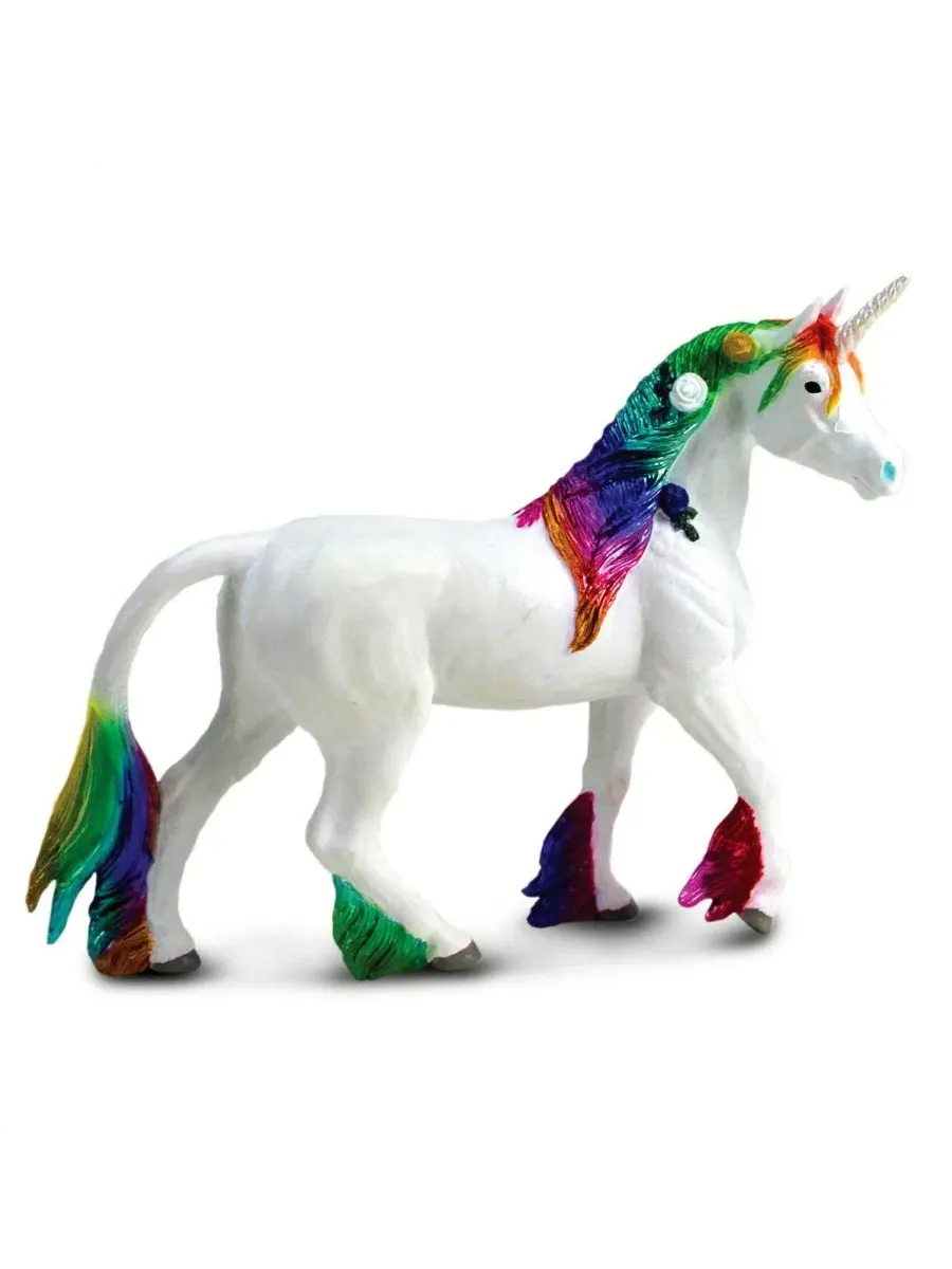 Фигурка единорога Rainbow Unicorn, Safari Ltd — мульти