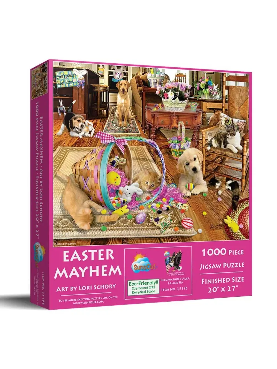 Пазл Easter Mayhem 1000 деталей SunsOut, 50x68 см