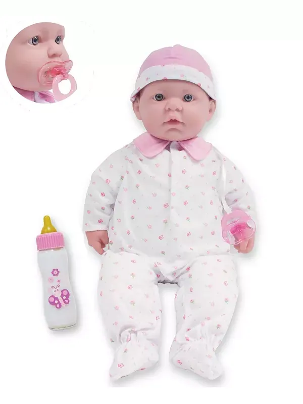Кукла-Младенец La baby, 20 дюймов, мягкое тело — розовый