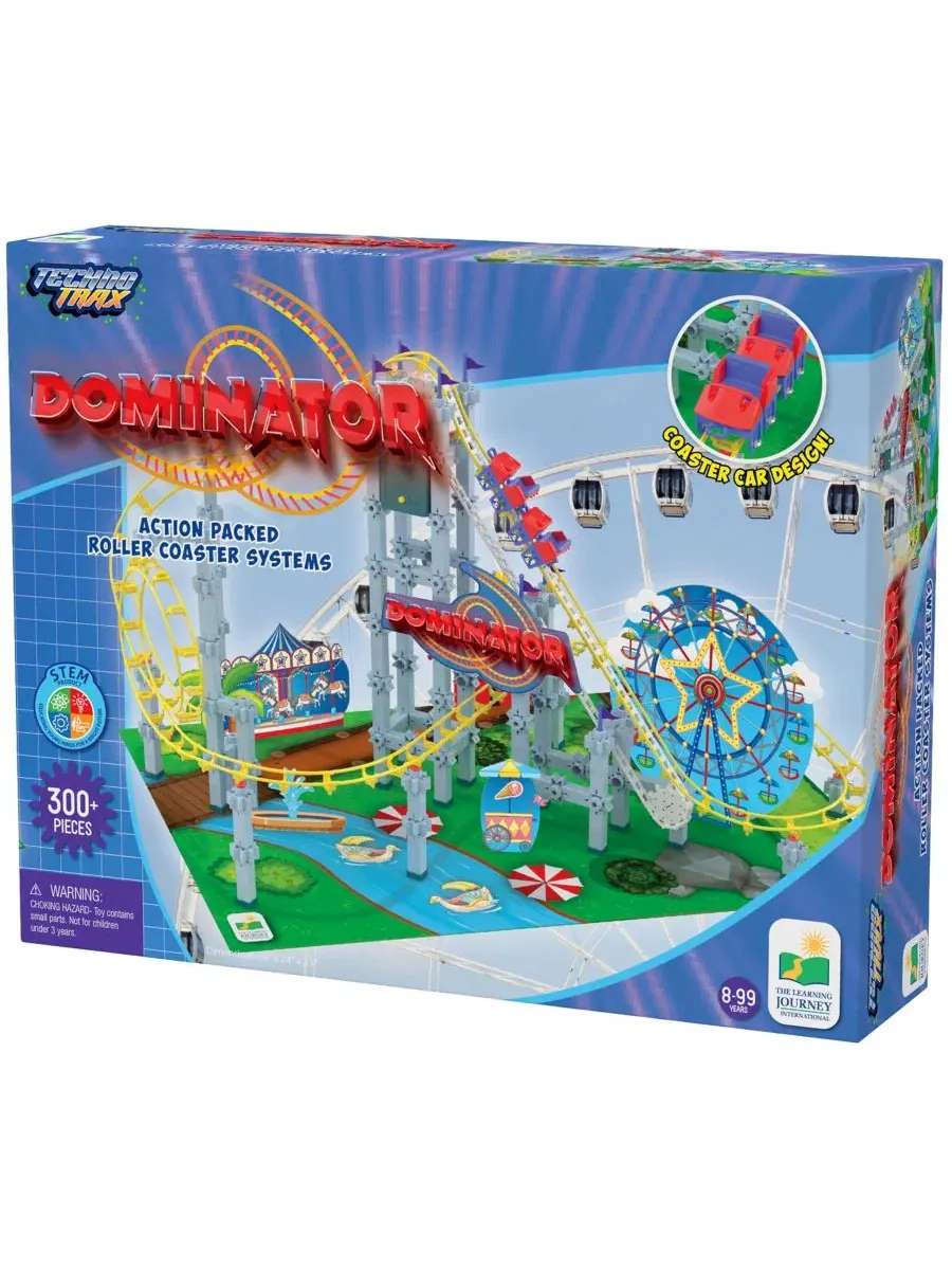 Конструктор Techno Trax Dominator, 300 деталей The Learning Journey — мульти