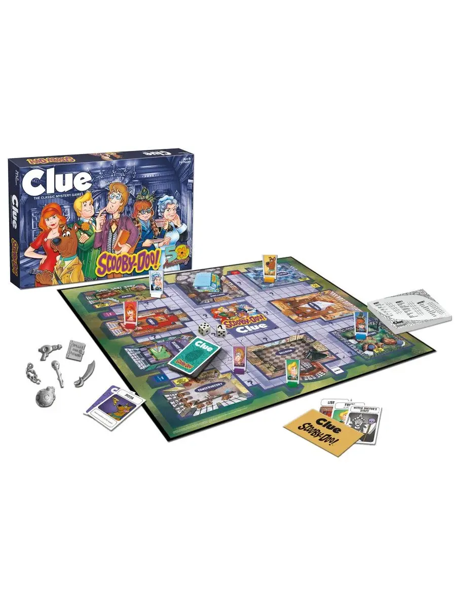 Игра CLUE по мотивам мультфильма «Скуби-Ду» Usaopoly — мульти