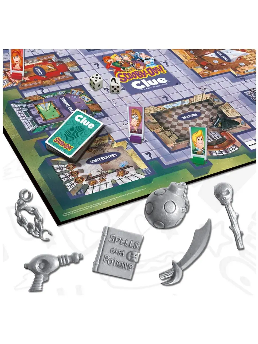 Игра CLUE по мотивам мультфильма «Скуби-Ду» Usaopoly — изображение 5 из 9, мульти