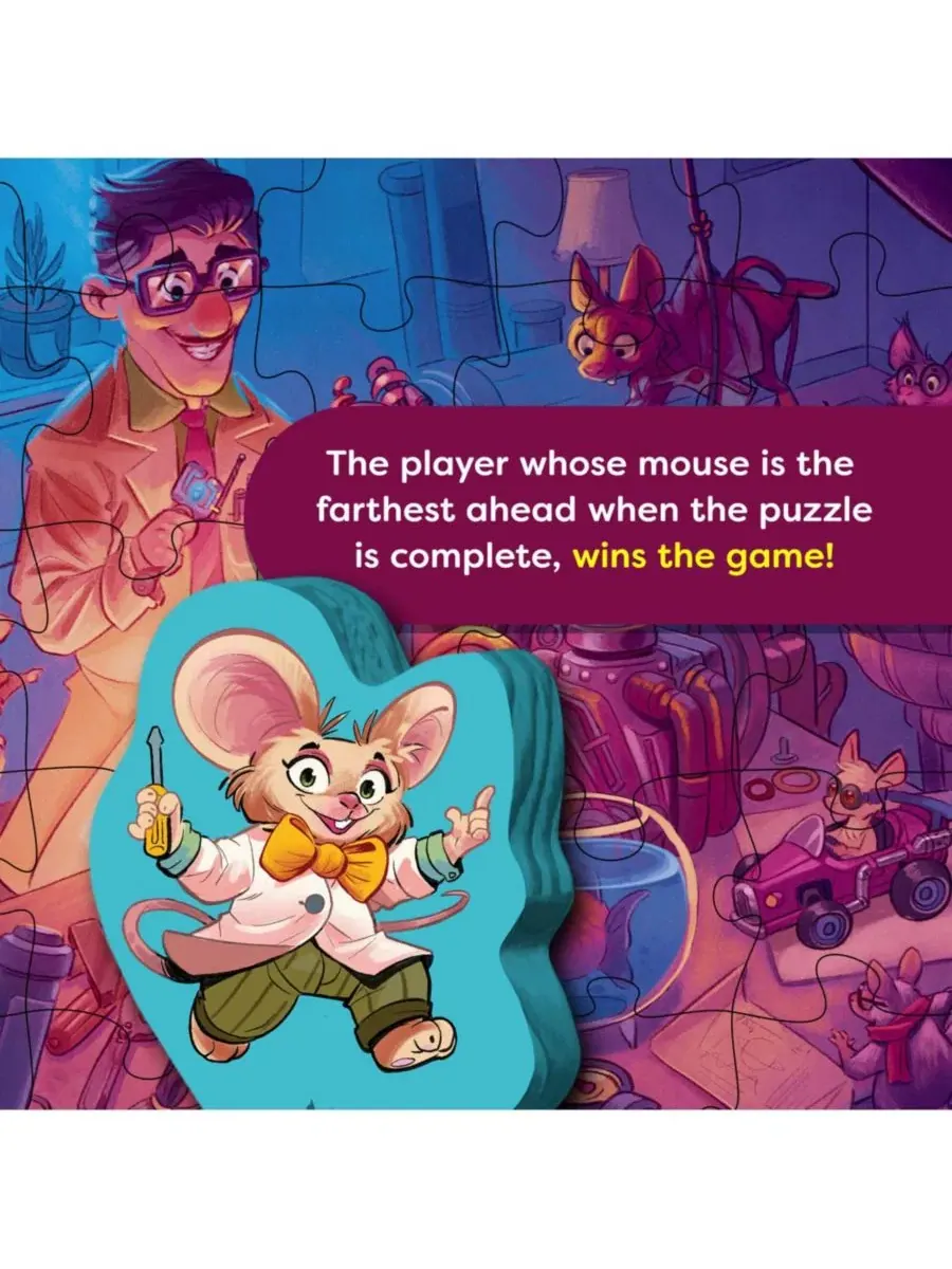 Игра-головоломка - настольная игра Crazy Copter для детей Haba — изображение 5 из 8, синий