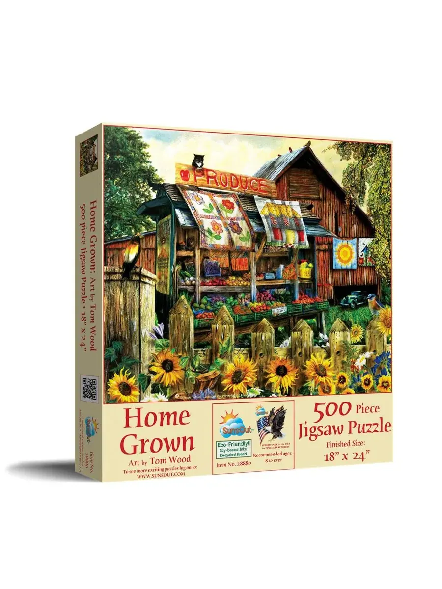 Пазл Home Grown из 500 деталей для взрослых Sunsout