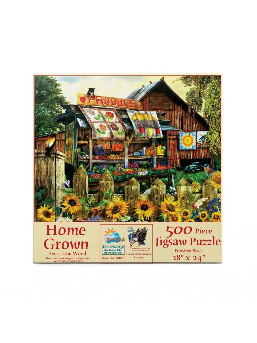 Пазл Home Grown из 500 деталей для взрослых Sunsout — изображение 2 из 5, нет цвета
