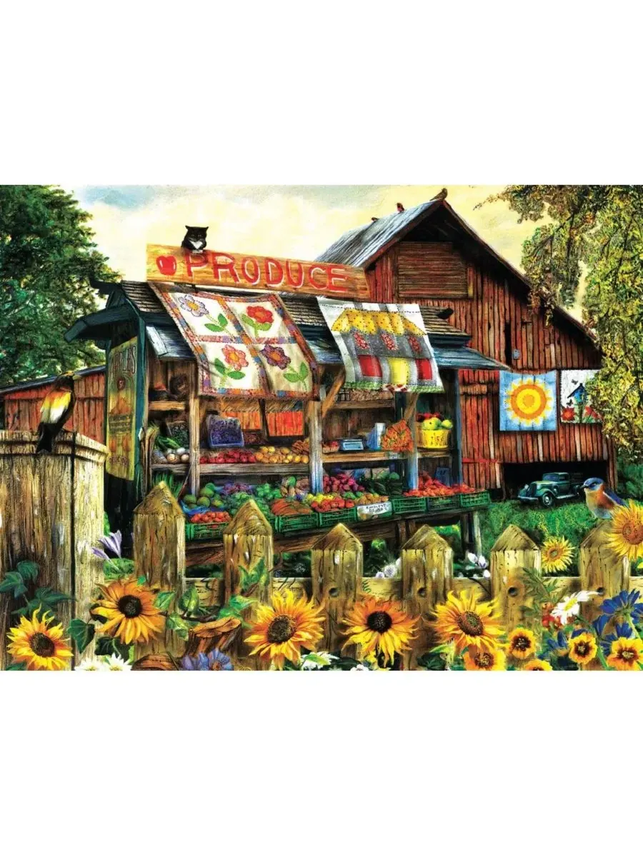 Пазл Home Grown из 500 деталей для взрослых Sunsout — изображение 3 из 5, нет цвета