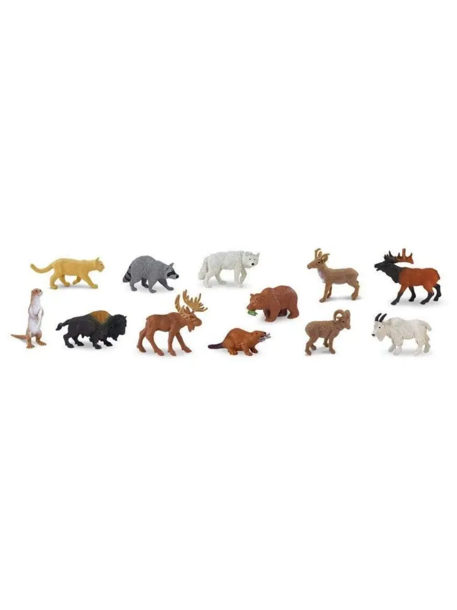 Набор фигурок дикой природы North American Wildlife Safari Ltd. — изображение 2 из 3, мульти