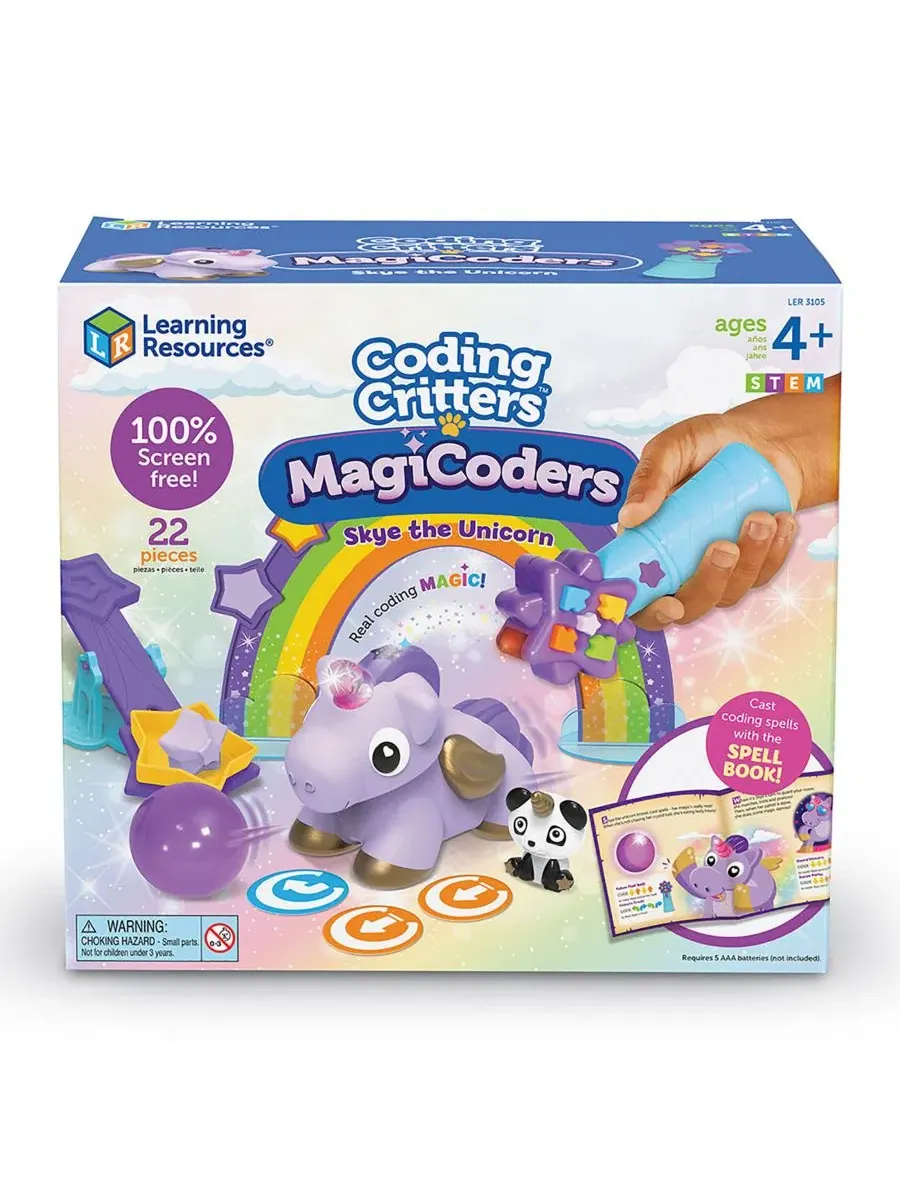 Интерактивная игрушка для кодинга с единорогом Скай Learning Resources — изображение 3 из 6, мульти