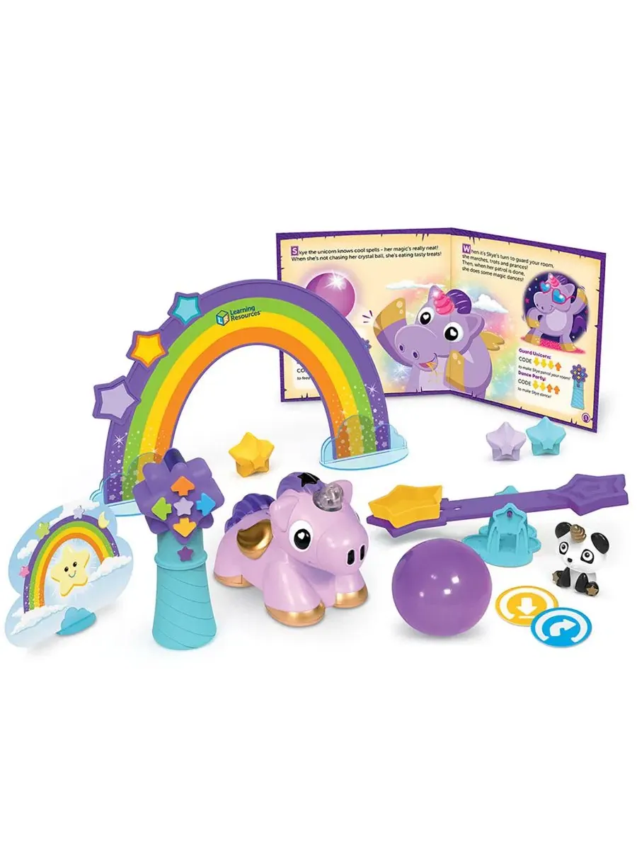 Интерактивная игрушка для кодинга с единорогом Скай Learning Resources — изображение 4 из 6, мульти
