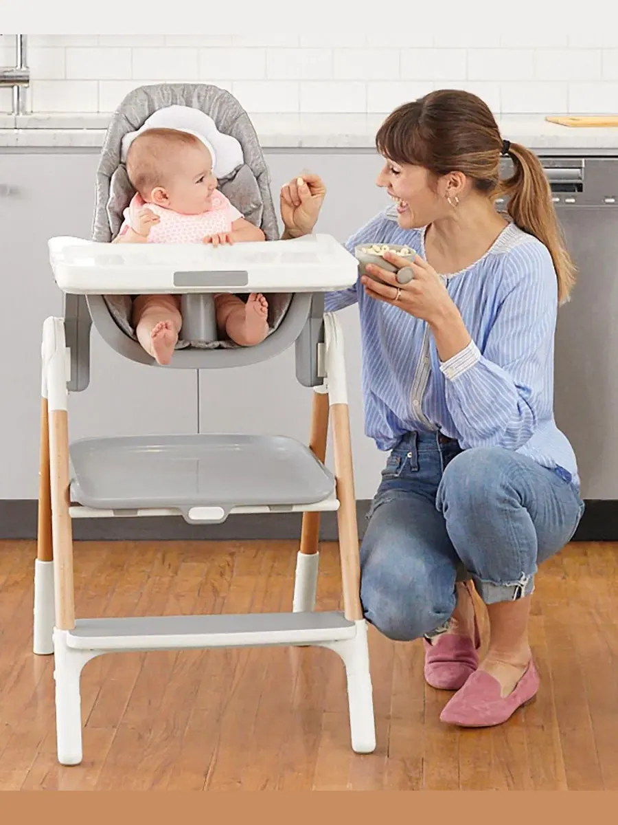 Детский стульчик для кормления Sit-To-Step Skip Hop — изображение 2 из 12, белый