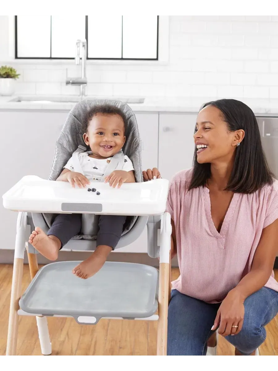Детский стульчик для кормления Sit-To-Step Skip Hop — изображение 4 из 12, белый