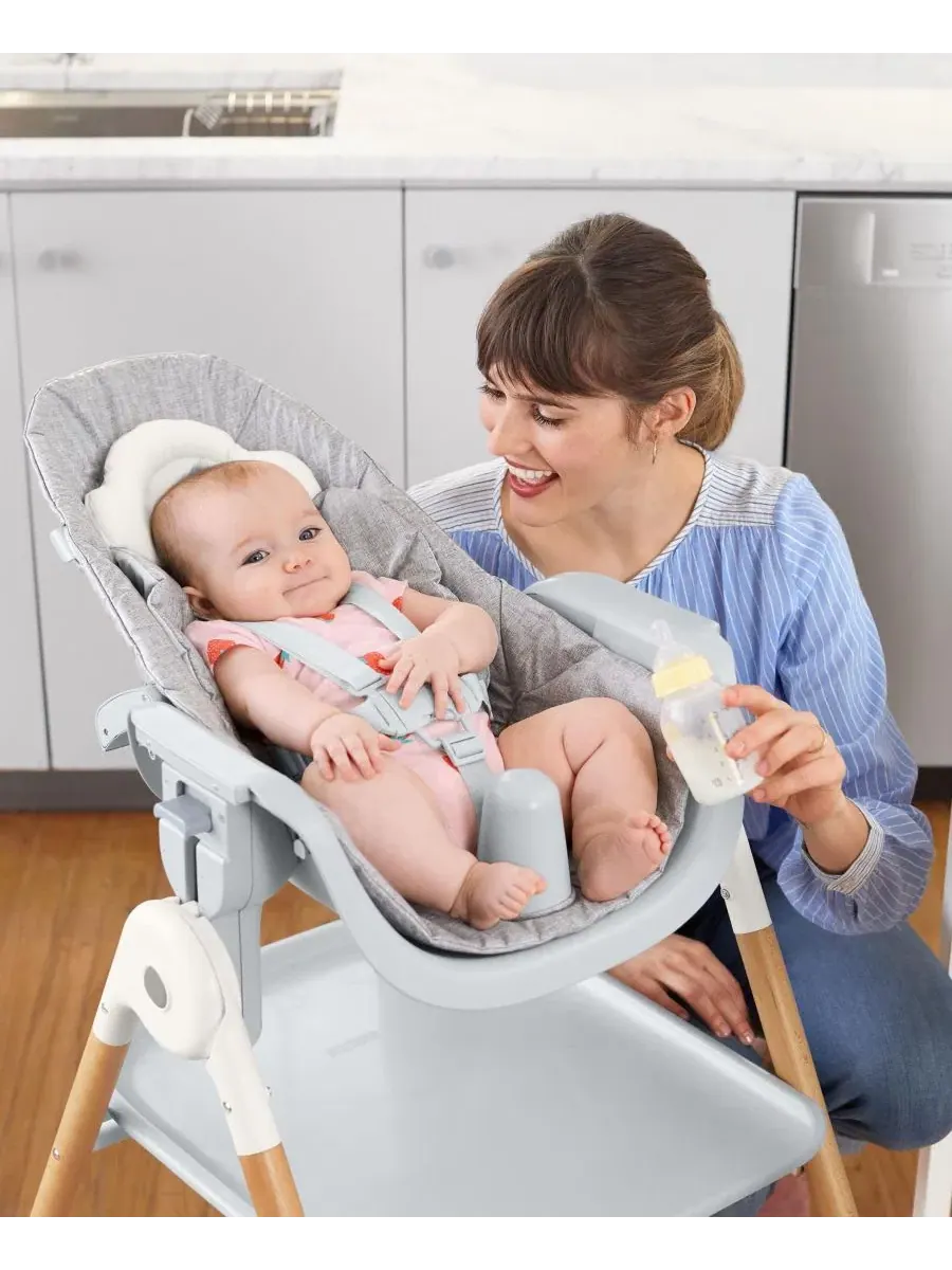 Детский стульчик для кормления Sit-To-Step Skip Hop — изображение 6 из 12, белый