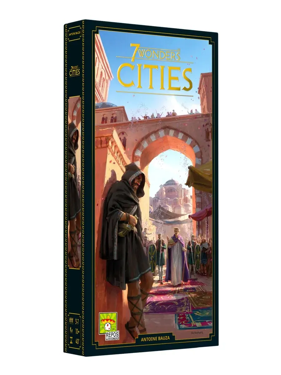 Настольная игра-дополнение 7 Wonders Cities Expansion New Edition Repos Production