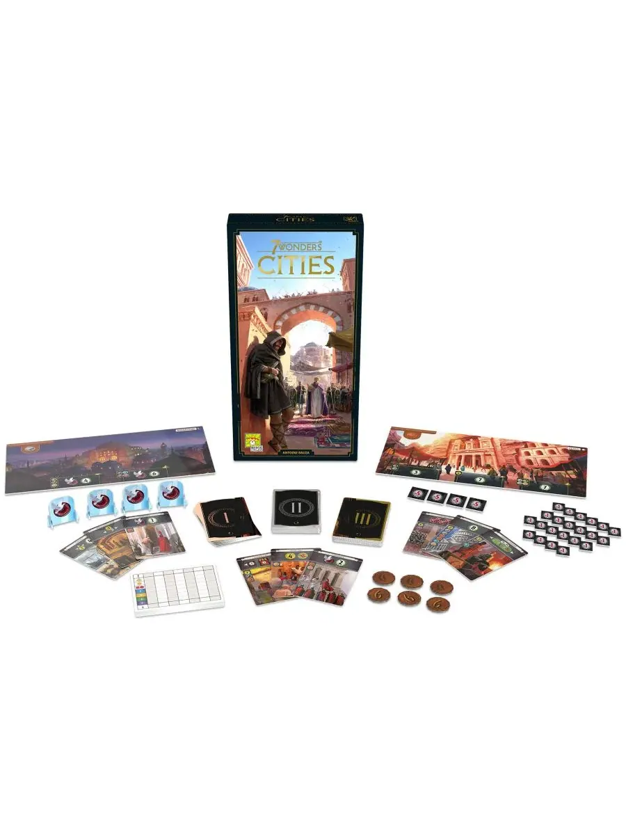 Настольная игра-дополнение 7 Wonders Cities Expansion New Edition Repos Production — изображение 2 из 5, мульти