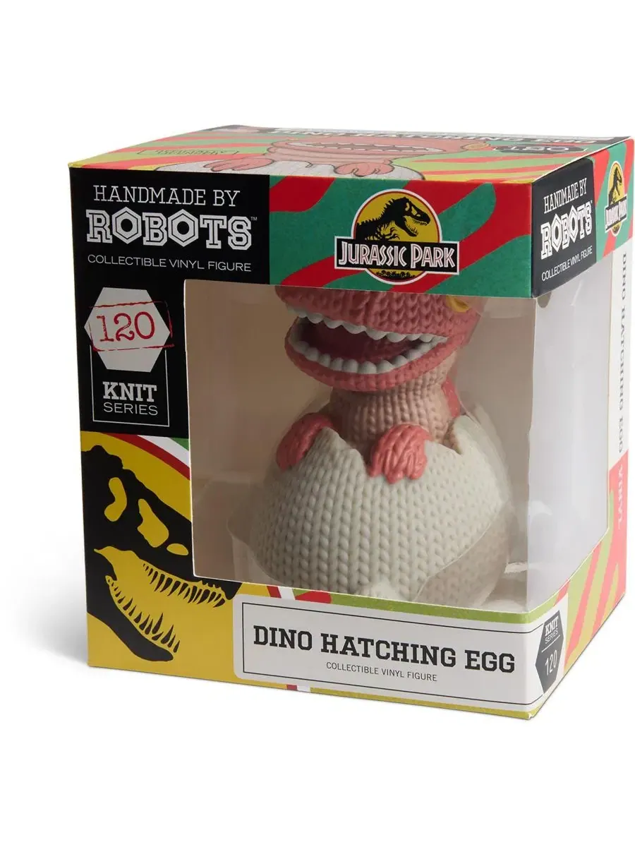 Виниловая фигурка Dino Hatching Egg Handmade By Robots, 14 см — изображение 4 из 5, нет цвета