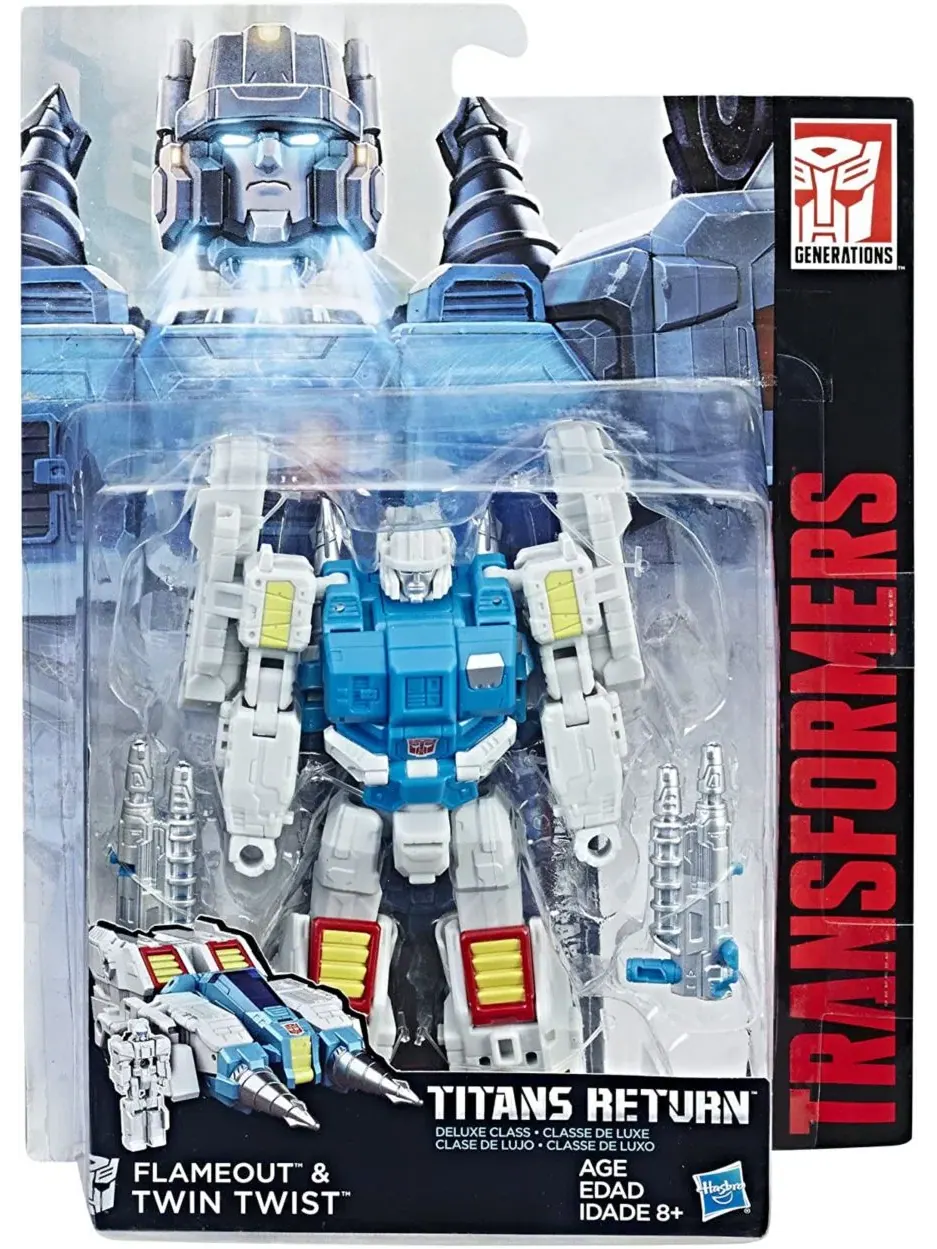 Фигурка Twintwist с Flameout Deluxe Class Generations Transformers — изображение 2 из 5, нет цвета