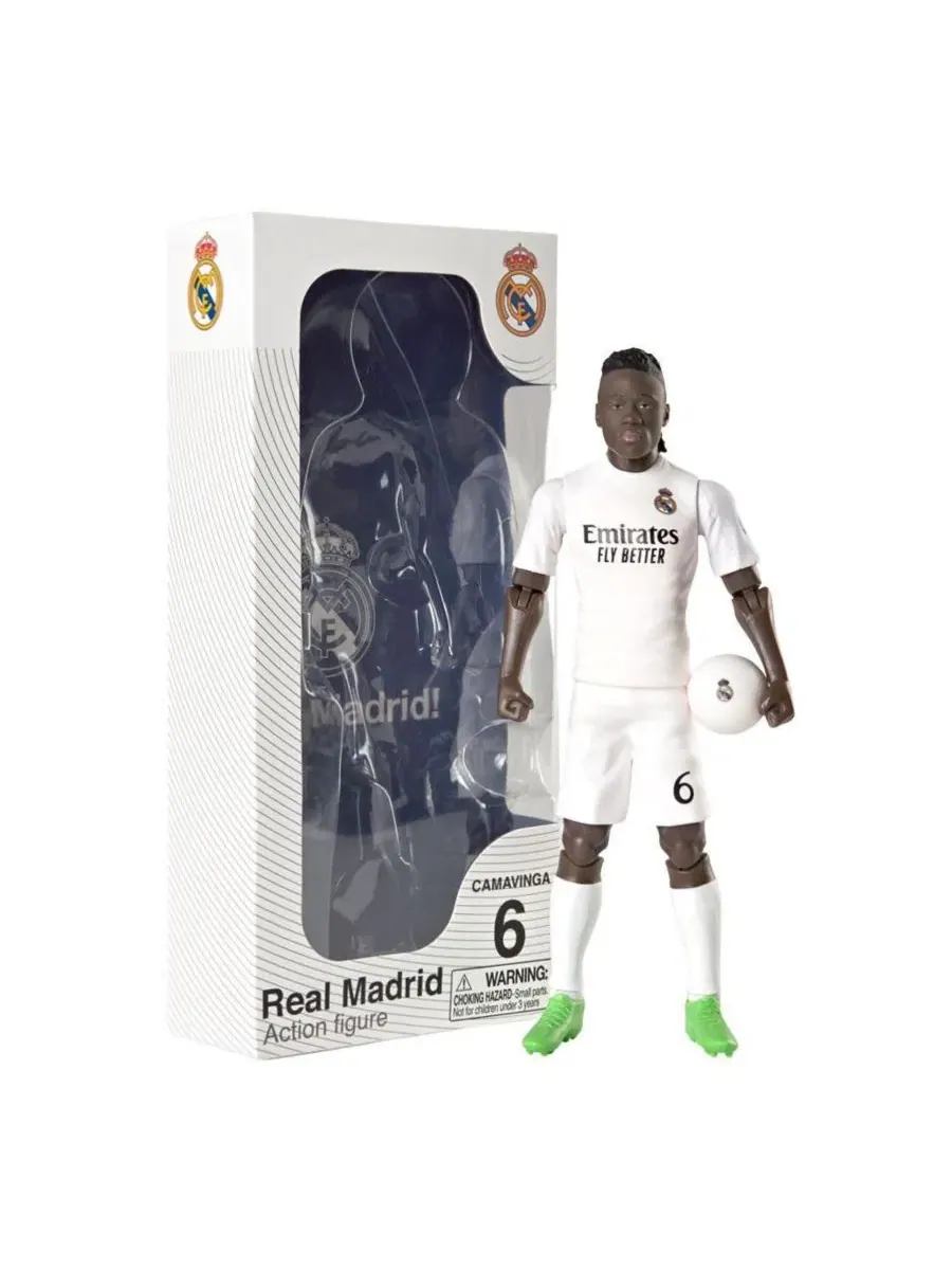 Коллекционная фигурка-футболист Real Madrid Camavinga 20 см Banbo Toys — мульти