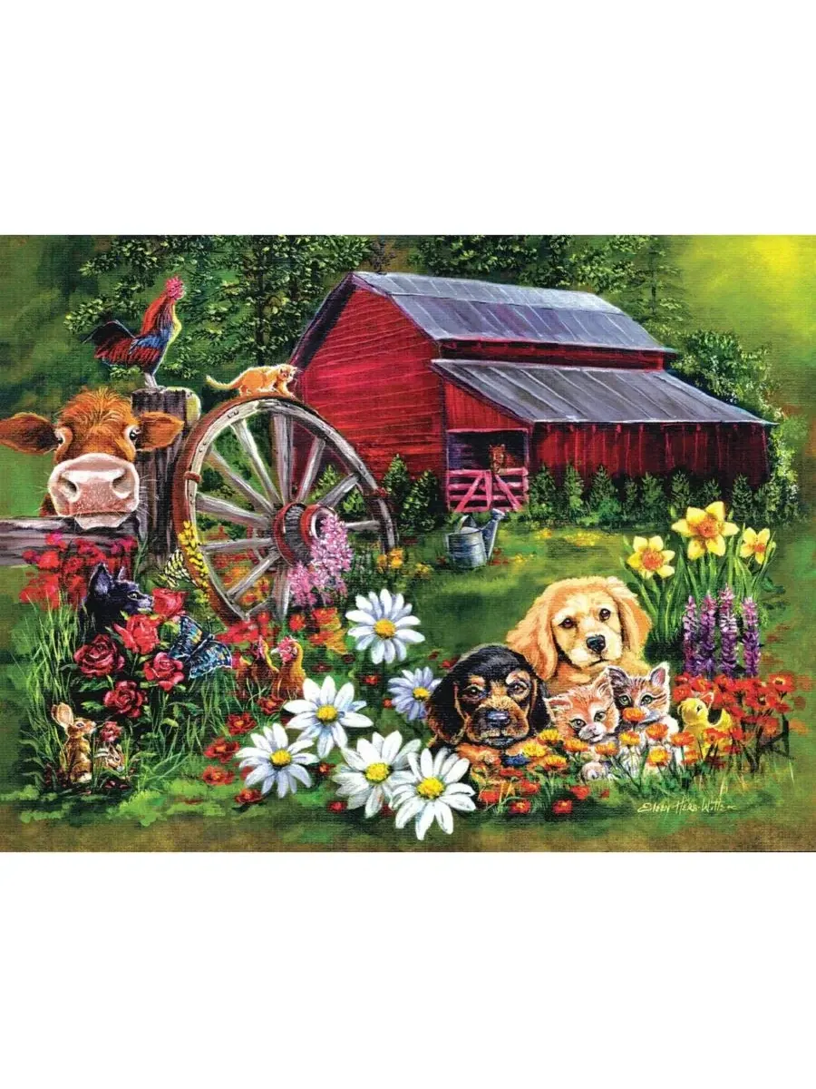 Пазл Sweet Country из 500 деталей для взрослых Sunsout — изображение 2 из 5, нет цвета