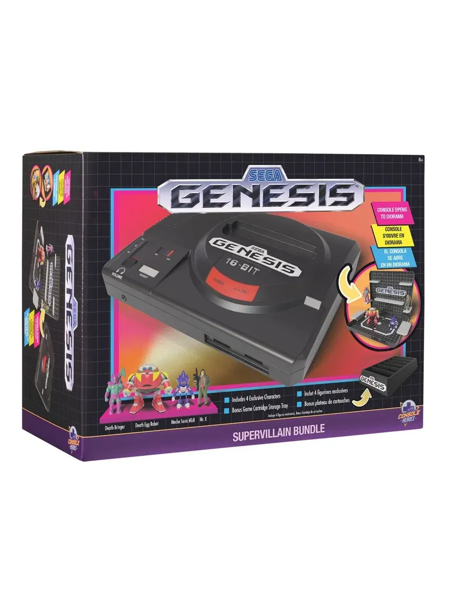 Игровой набор Console Heroes Supervillain Boss Bundle, SEGA Genesis Wilder Toys — мульти