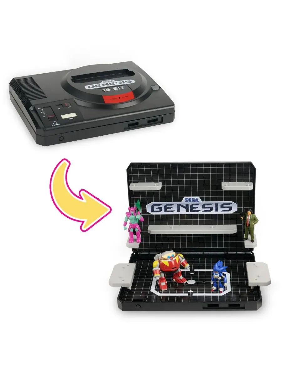 Игровой набор Console Heroes Supervillain Boss Bundle, SEGA Genesis Wilder Toys — изображение 3 из 7, нет цвета