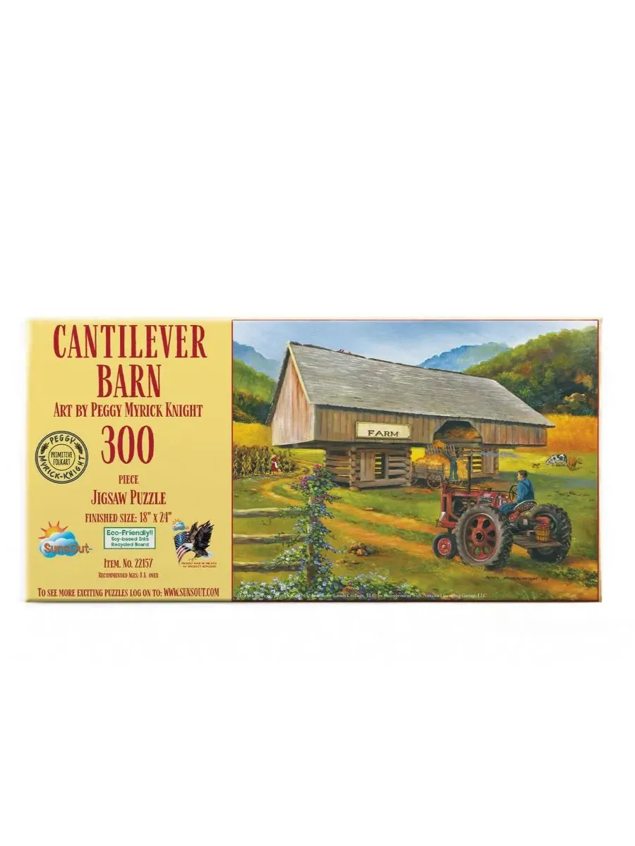 Пазл 300 элементов Cantilever Barn SunsOut — изображение 2 из 5, нет цвета