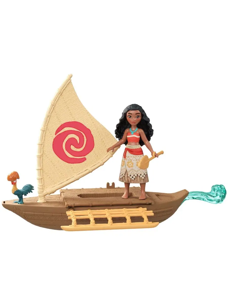 Игровой набор Disney «Моана: Приключения на лодке» Disney Princess — мульти