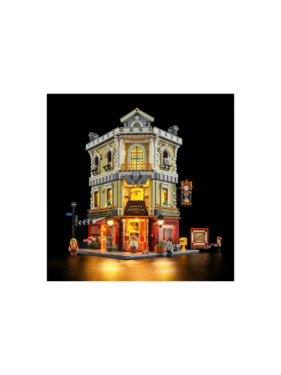 Конструктор модульный с подсветкой Antique-Store Lighting Retro Shop 2847 деталей Lumibricks — изображение 2 из 10, нет цвета