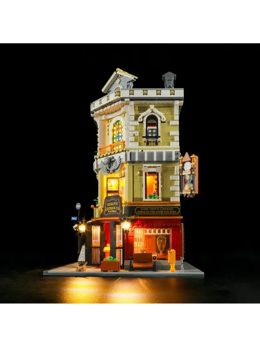 Конструктор модульный с подсветкой Antique-Store Lighting Retro Shop 2847 деталей Lumibricks — изображение 9 из 10, нет цвета