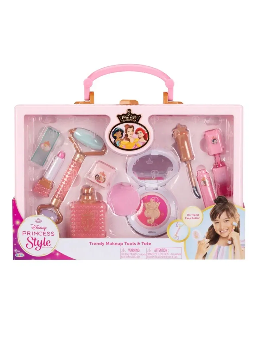 Набор игрушечной косметики с сумочкой Style Collection Trendy Makeup Tools and Tote Disney Princess — мульти
