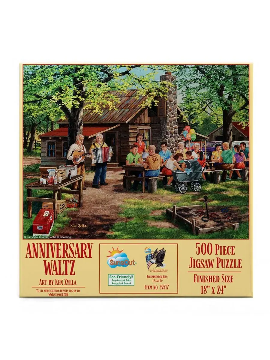 Пазл 500 элементов Anniversary Waltz SunsOut — изображение 2 из 5, нет цвета