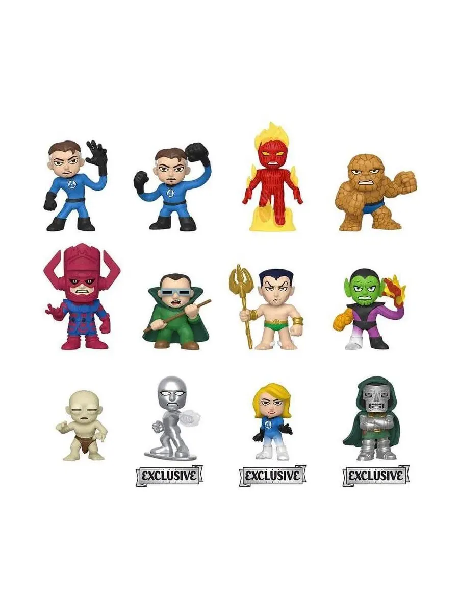 Фигурка Funko Mystery Mini Marvel Fantastic Four — изображение 4 из 4, нет цвета