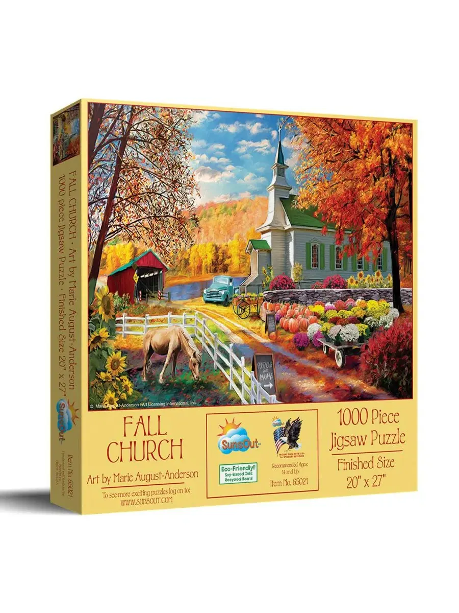 Пазл 1000 элементов Fall Church SunsOut, 51x69 см