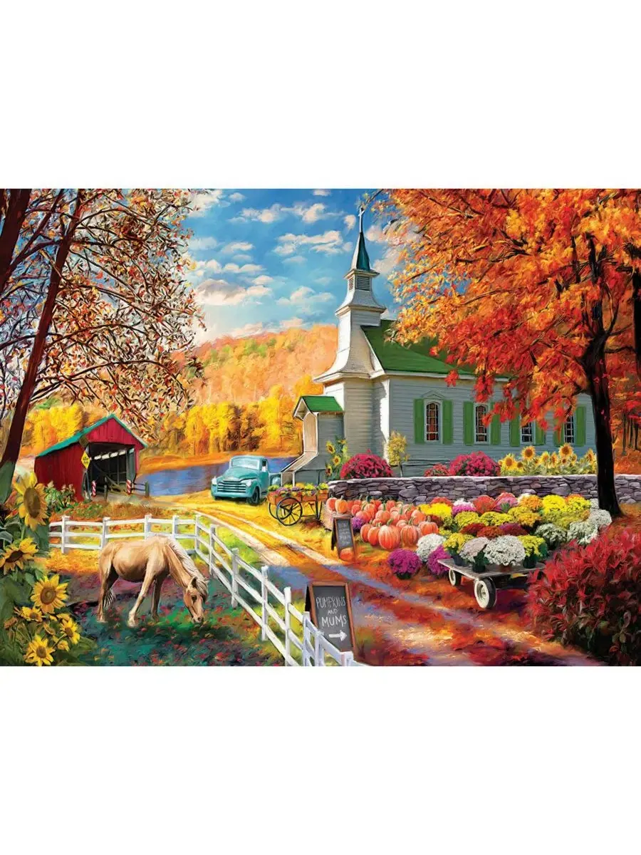 Пазл 1000 элементов Fall Church SunsOut, 51x69 см — изображение 3 из 5, нет цвета