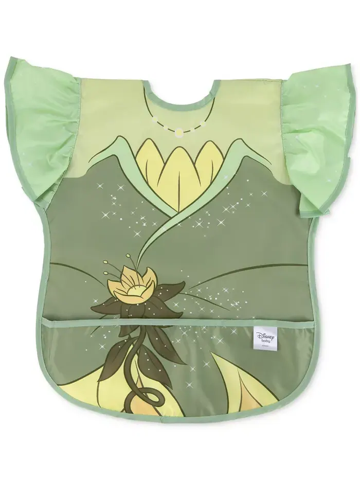 Фартук-слюнявчик с рюшами Disney Тиана Bumkins — зеленый