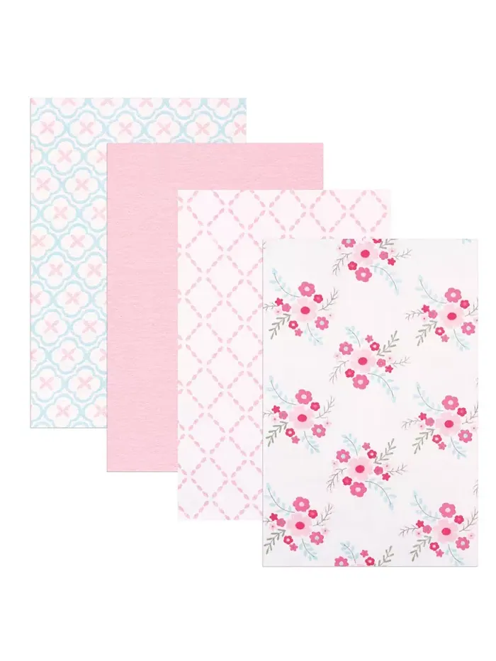 Детские прочные фланелевые пеленки из хлопка Luvable Friends — мульти